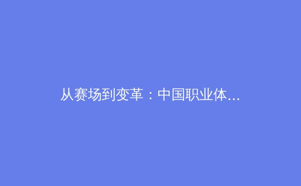 从赛场到变革：中国职业体育的商业化之路与未来挑战